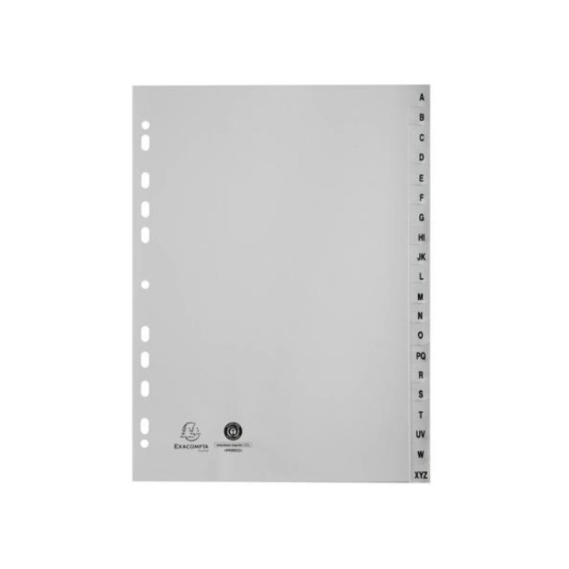 Intercalaires A-Z Intercalaires A-Z